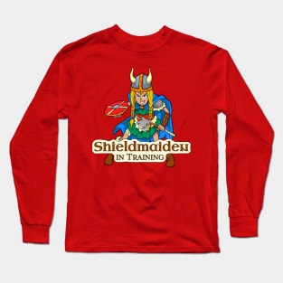 Viking Warrior Girl - Shieldmaiden in Training Long Sleeve T-Shirt